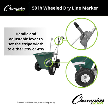 Champion Sports WDL100 Wheeled Dry Line Marker 100 Lb