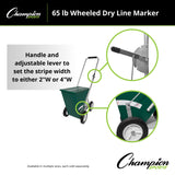 Champion Sports WHEELED DRY LINE MARKER 100 LB