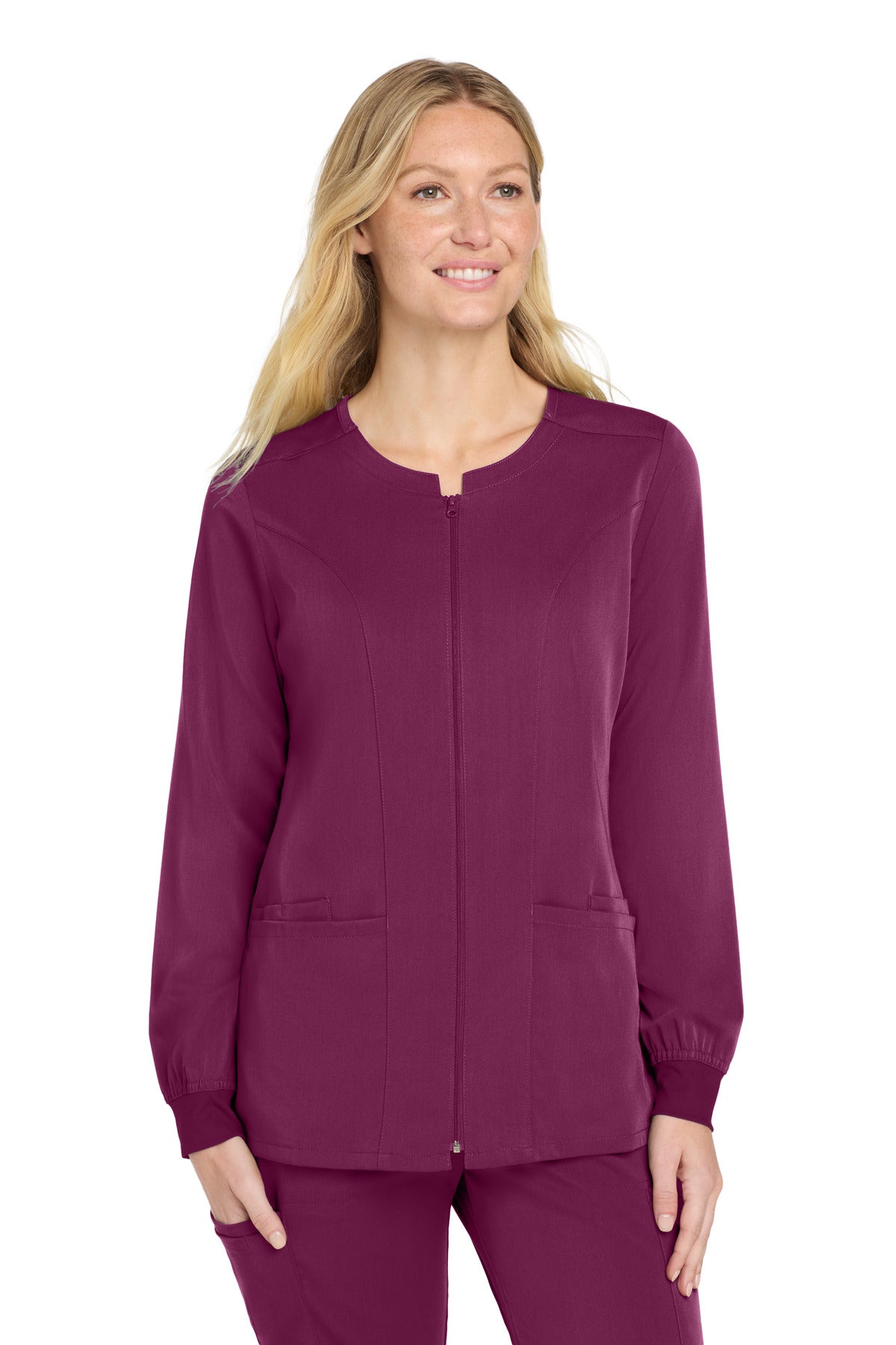 Wink ®  Women's Premiere Flex ™  Full-Zip Scrub Jacket WW4088 - Wink WW4088