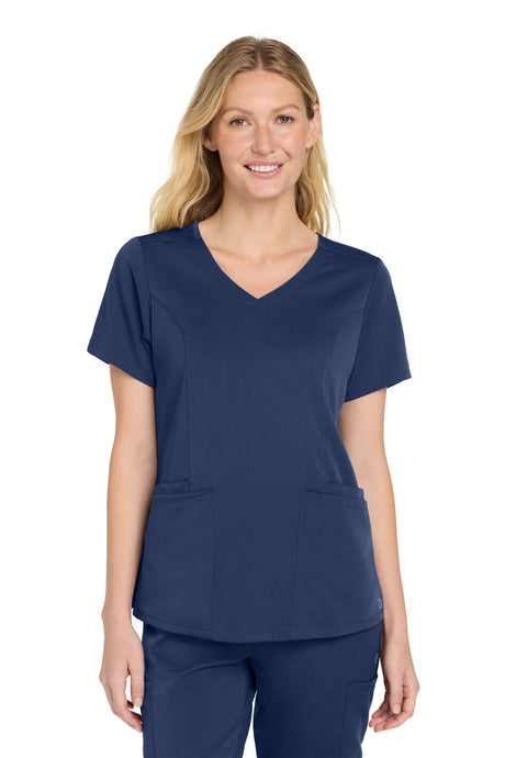 Wink ®  Women's Premiere Flex ™  Mock Wrap Top WW4268 - Wink WW4268