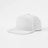 Joe's USA Hat Flat Bill 7 Panel Perforated Snapback Golf Hat - White