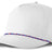 J7256 Clubhouse Performance Rope Cap - White with Red/White/Royal Rope (Front)