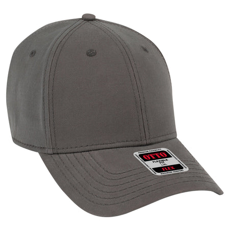 OTTO CAP "OTTO FLEX" 6 Panel Low Profile Baseball Cap OTTO 11-1167 Otto Cap 025 - Char. Gray L/XL