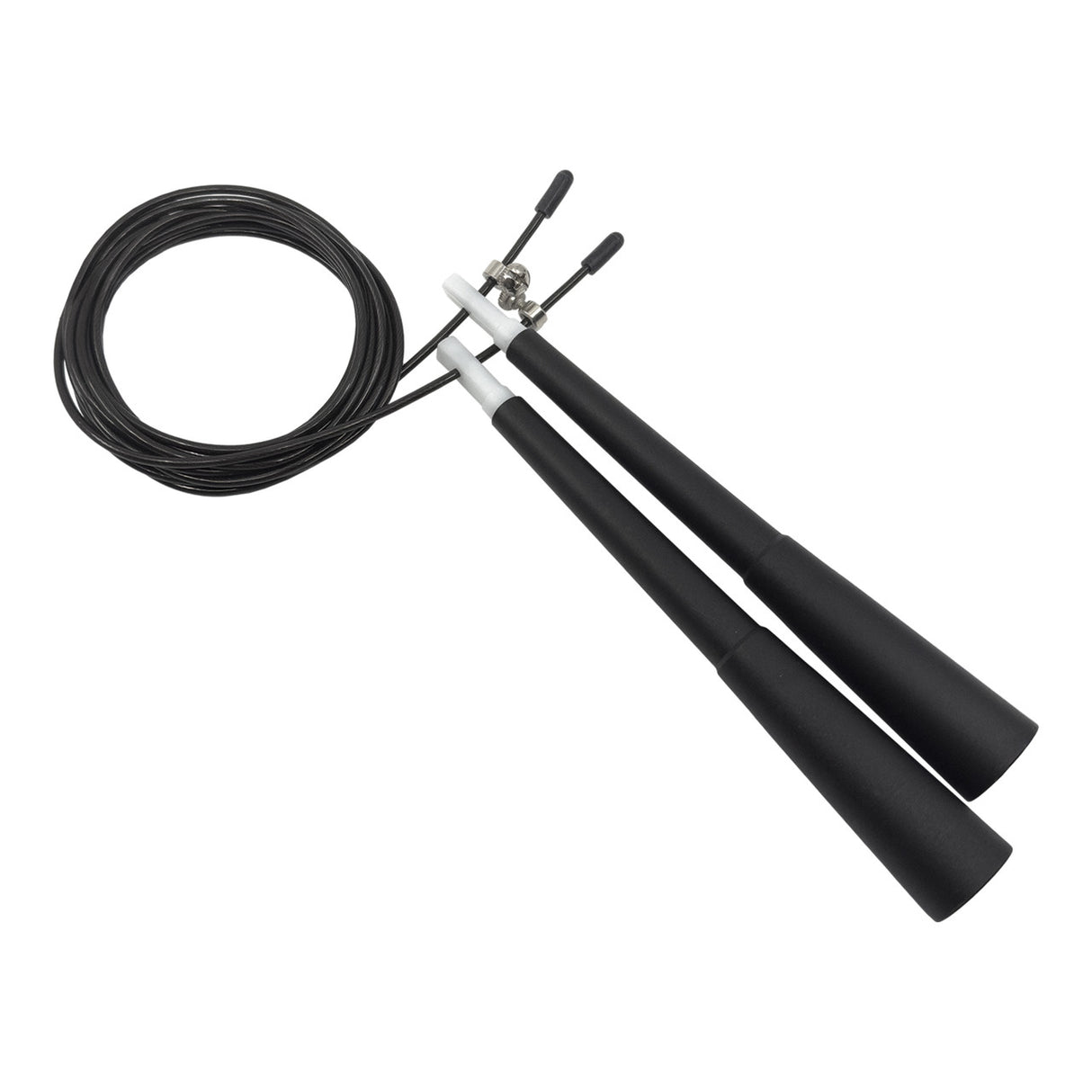 Champion Sports DOUBLE BEARING SPEED JUMP ROPE SINGLE, BLACK
