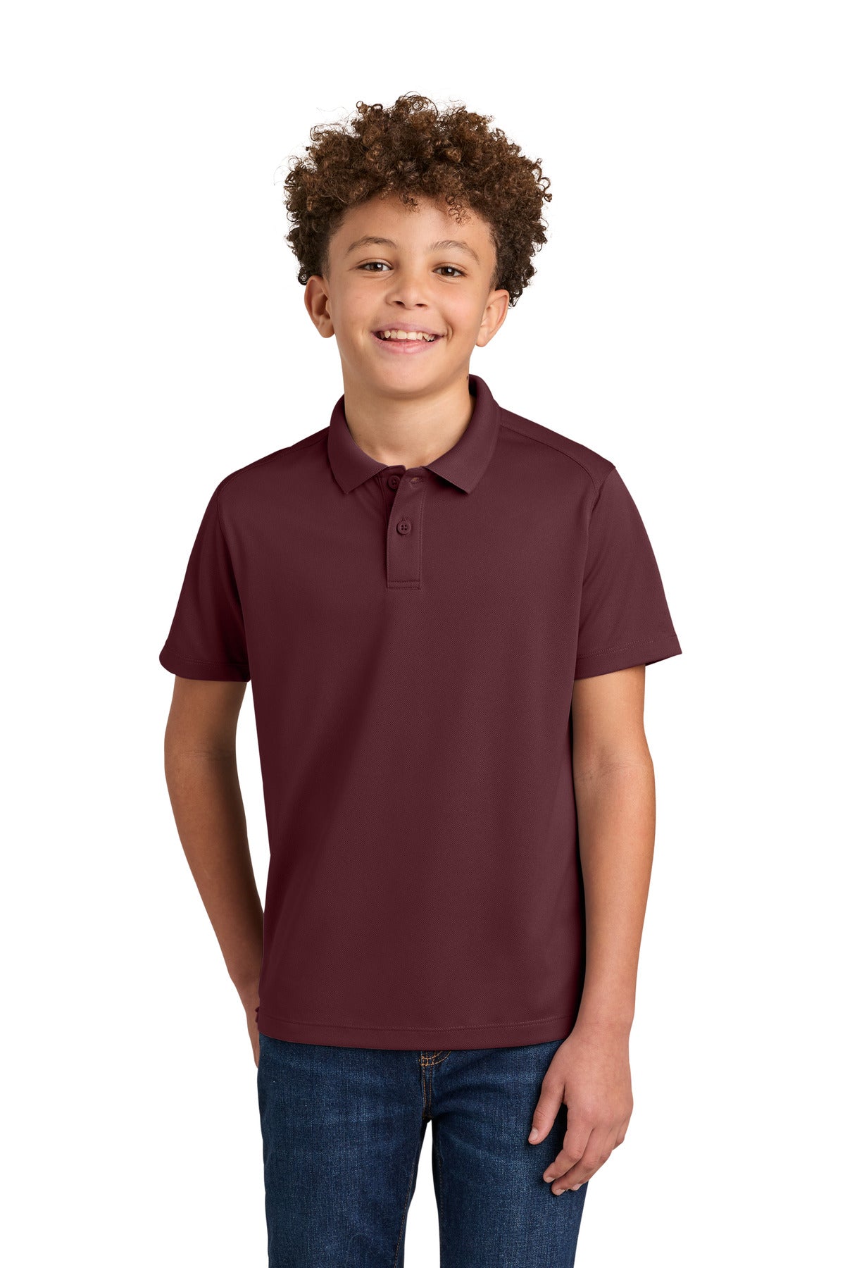 Port Authority Y240 Youth Wearever Performance Pique Polo