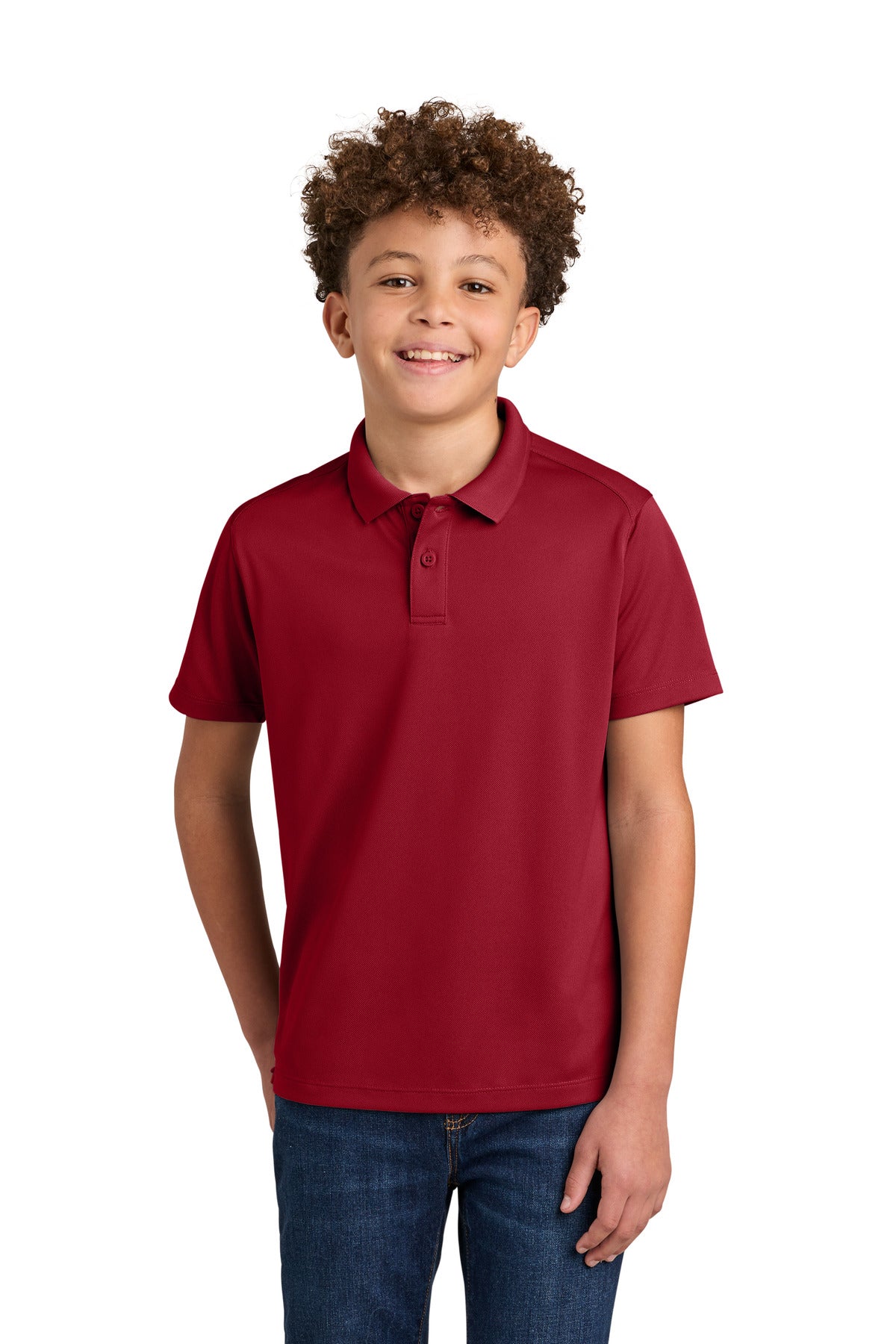 Port Authority Y240 Youth Wearever Performance Pique Polo