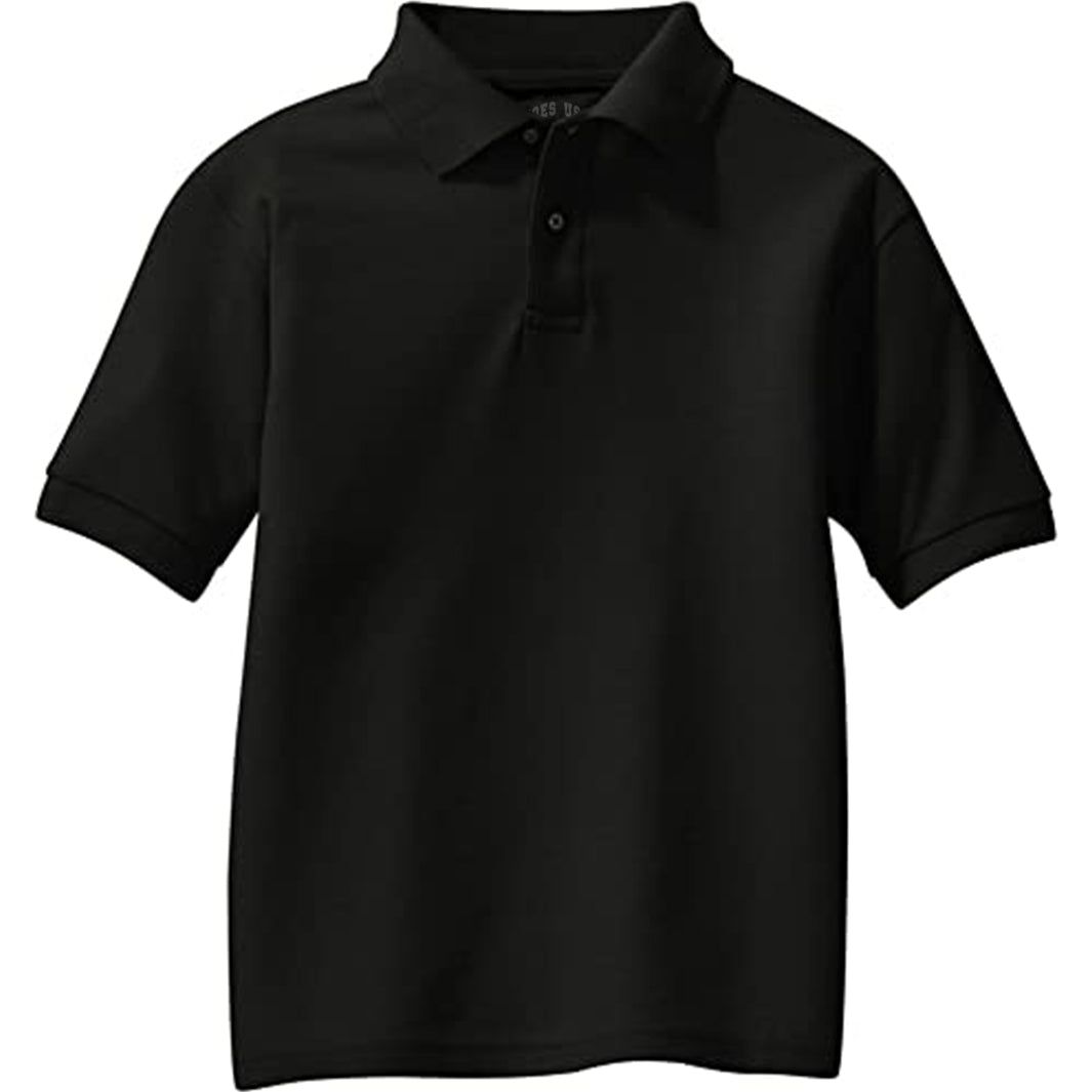 Youth Silk Touch™ Polo Polos/Knits Joe's USA Black Youth X-Small