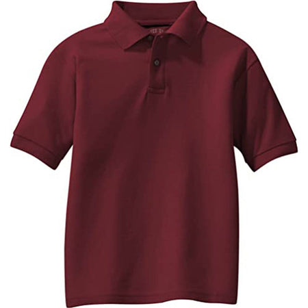 Youth Silk Touch™ Polo Polos/Knits Joe's USA Burgundy Youth X-Small