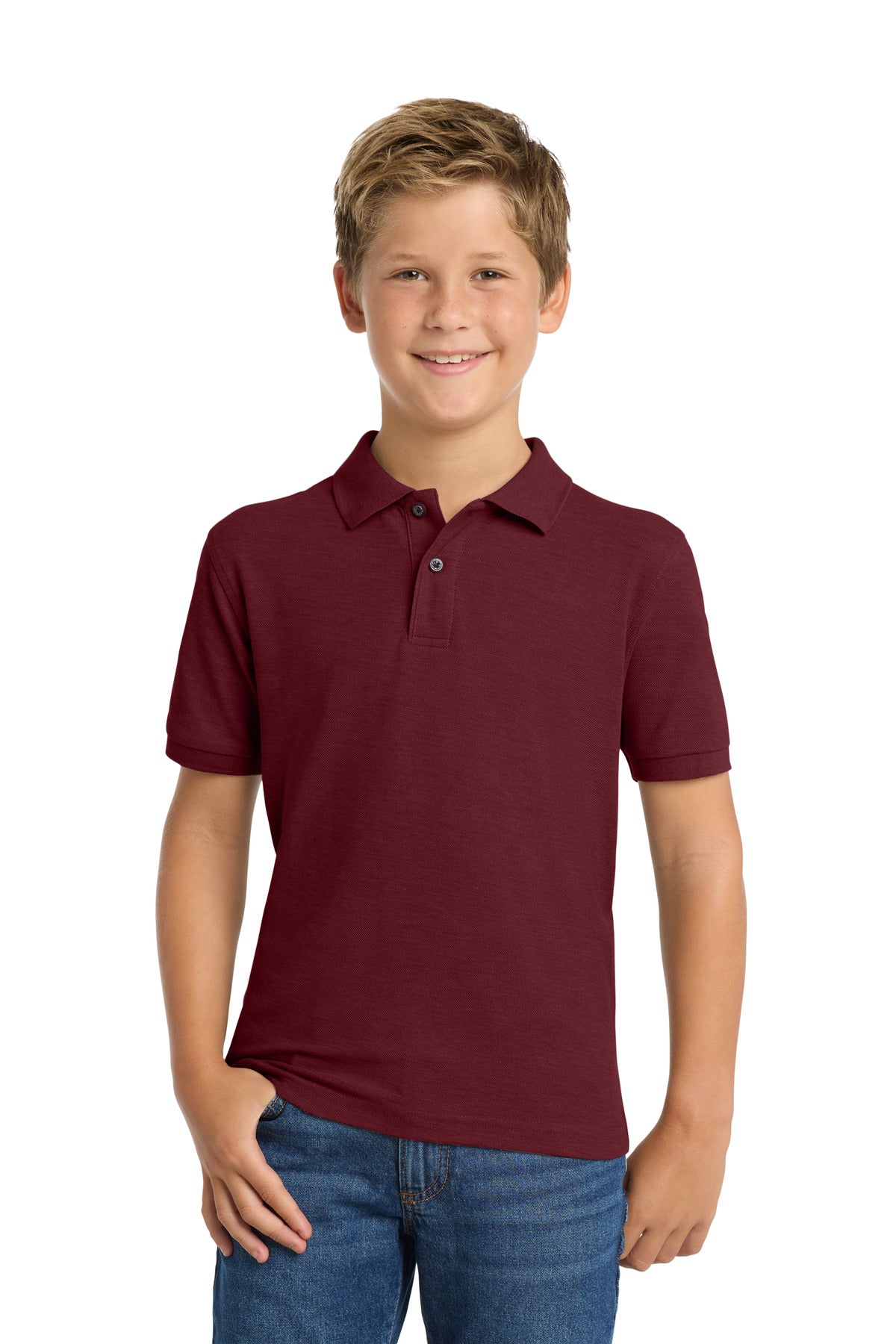 Port Authority Y500 Youth Silk Touch Polo Wholesale Blank