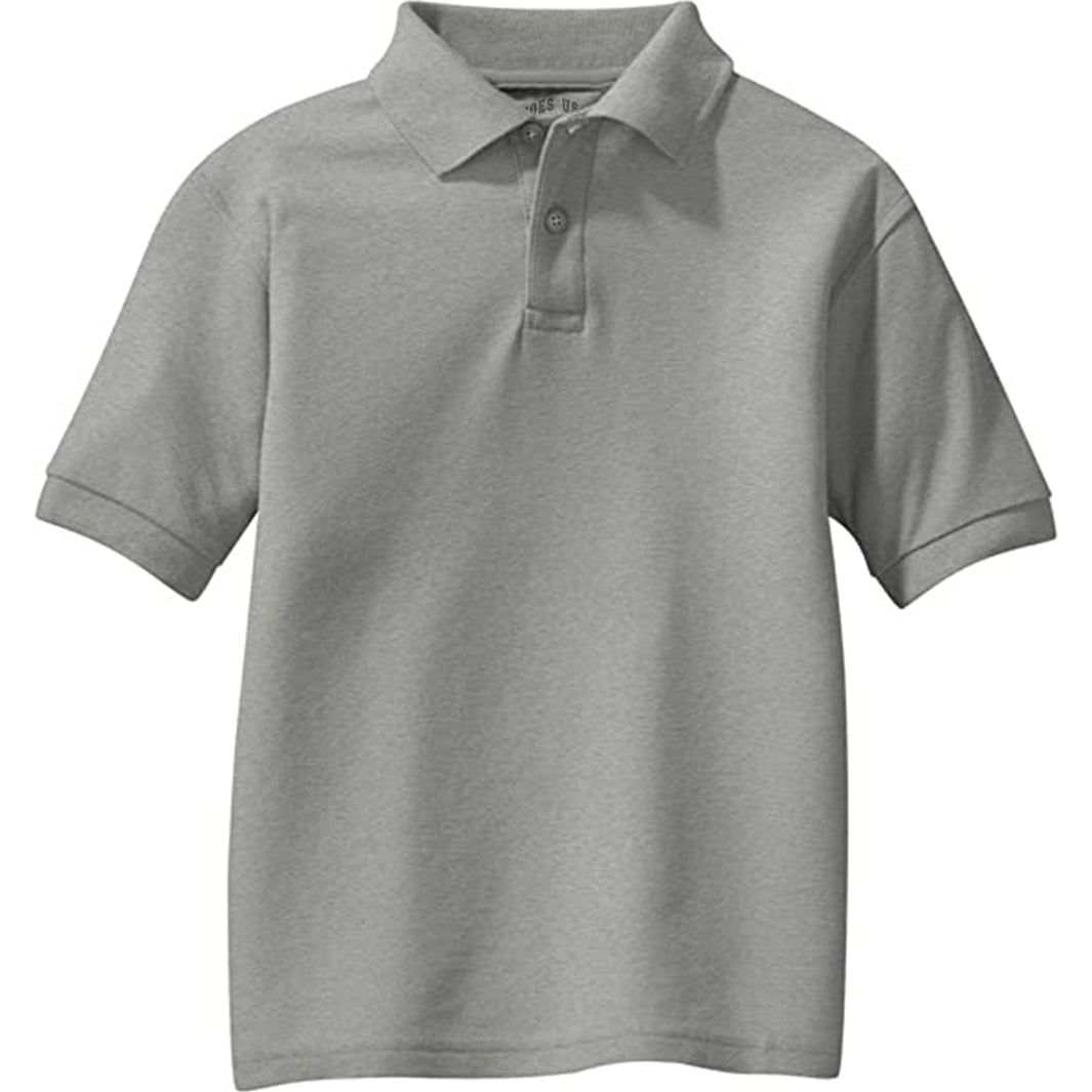 Youth Silk Touch™ Polo Polos/Knits Joe's USA Cool Grey Youth X-Small