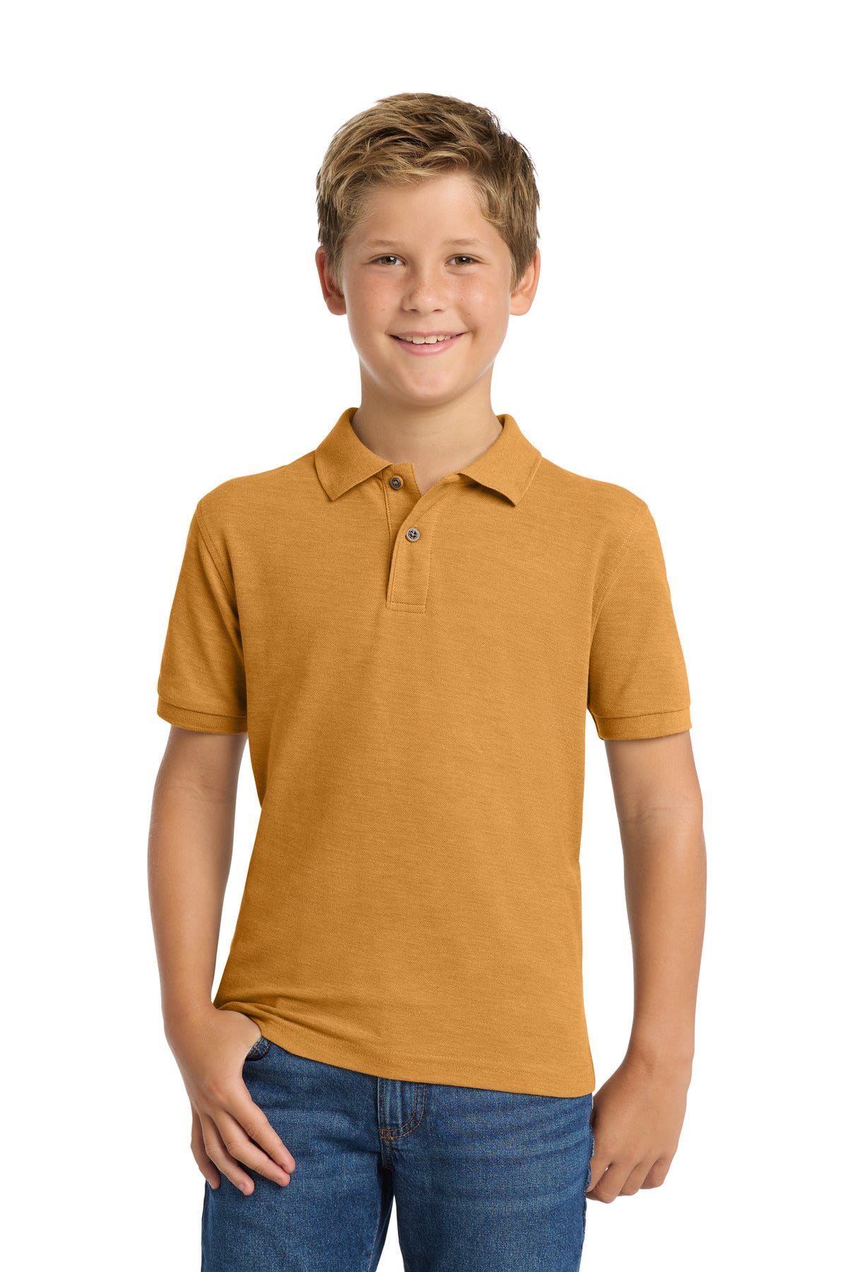Port Authority Y500 Youth Silk Touch Polo Wholesale Blank