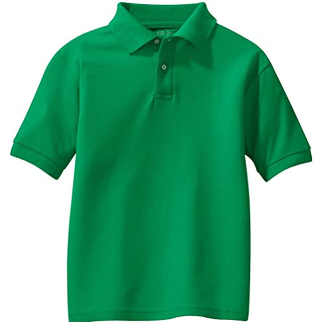 Youth Silk Touch™ Polo Polos/Knits Joe's USA Kelly Green Youth X-Small