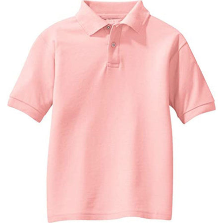 Youth Silk Touch™ Polo Polos/Knits Joe's USA Light Pink Youth X-Small