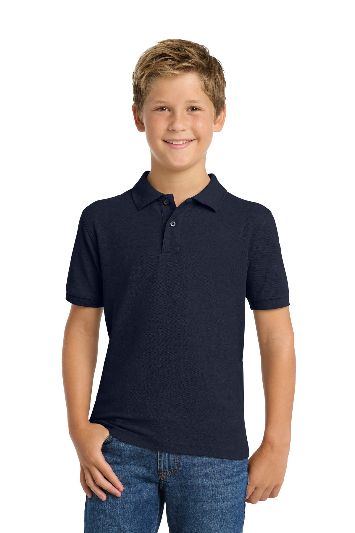 Port Authority ®  Youth Silk Touch™ Polo.  Y500 - Port Authority Y500