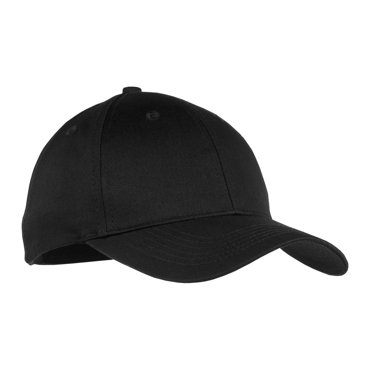 Port & Company ® Youth Six-Panel Twill Cap. YCP80 - Port & Company YCP80 Caps Port & Company Black OSFA