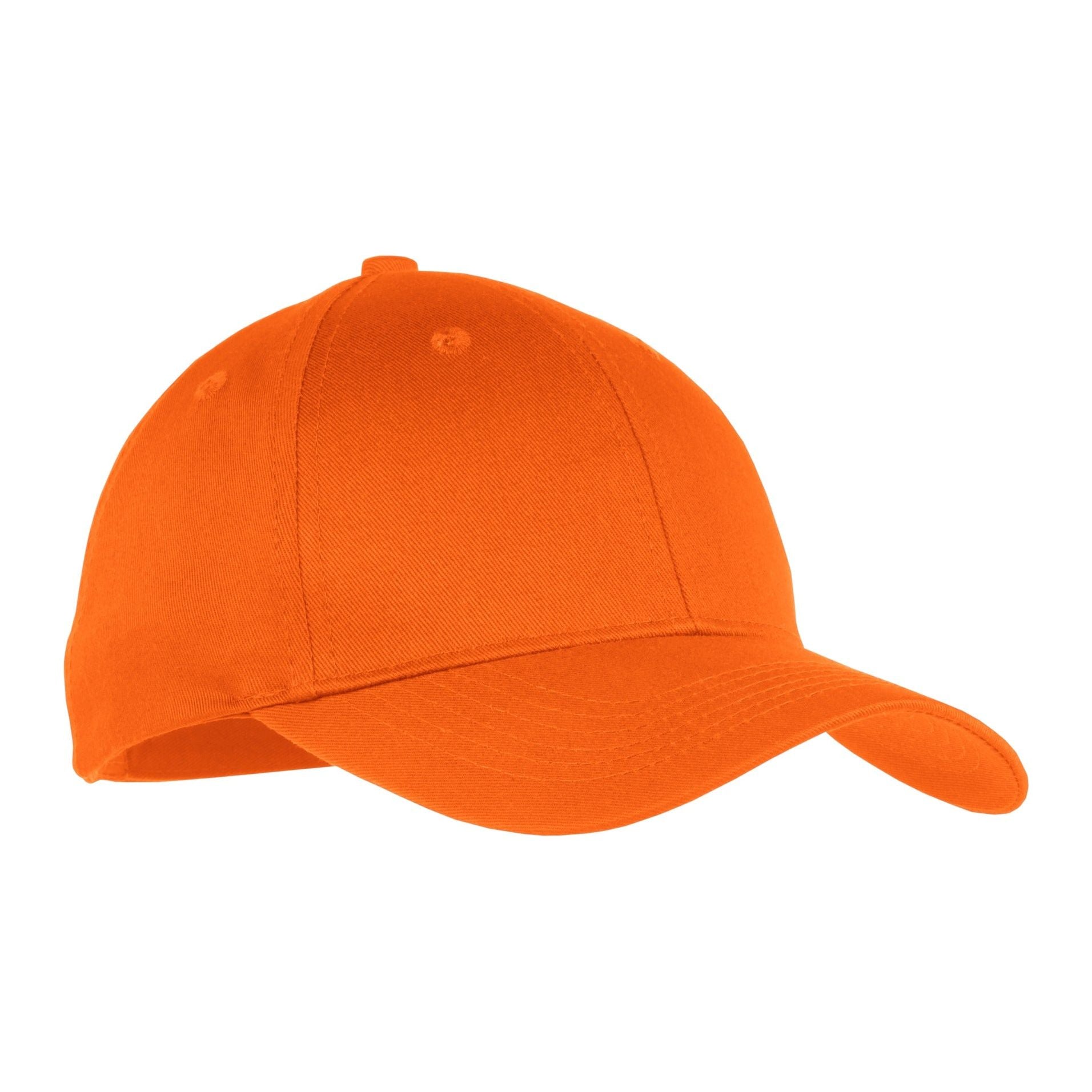 Port & Company ® Youth Six-Panel Twill Cap. YCP80 - Port & Company YCP80 Caps Port & Company Orange OSFA