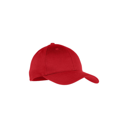 Port & Company ® Youth Six-Panel Twill Cap. YCP80 - Port & Company YCP80 Caps Port & Company True Red OSFA