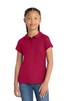Port Authority YG503 Girls Silk Touch Peter Pan Collar Polo Wholesale