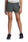 Sport-Tek YGST311 Girls Jersey Knit Squad Short