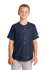 New Era YNEA220 Youth Diamond Era Full-Button Jersey
