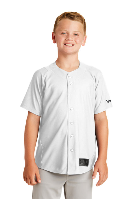 New Era YNEA220 Youth Diamond Era Full-Button Jersey