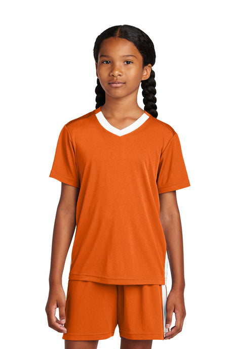 Sport-Tek YST101 Youth Competitor United V-Neck