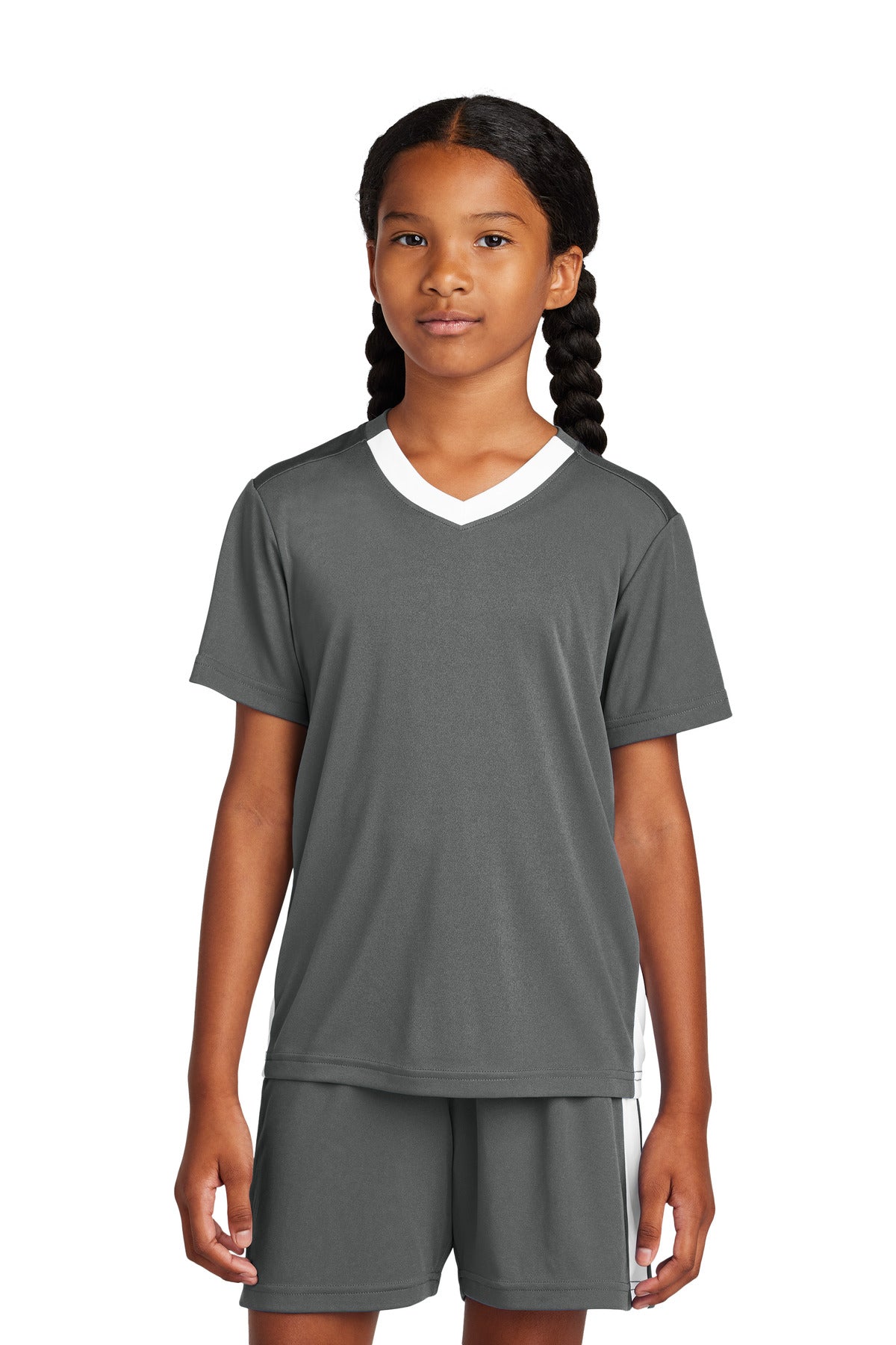 Sport-Tek YST101 Youth Competitor United V-Neck