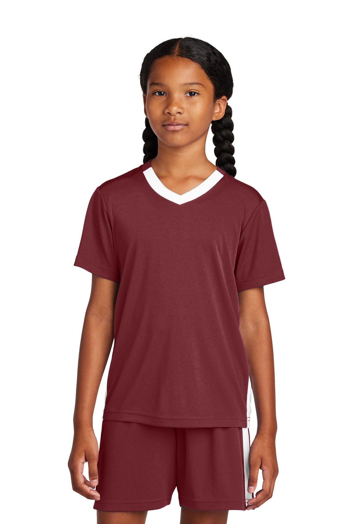 Sport-Tek YST101 Youth Competitor United V-Neck