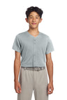 Sport-Tek YST220 Youth PosiCharge Tough Mesh Full-Button Jersey