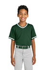 Sport-Tek YST221 Youth Tough Mesh V-Neck Baseball Jersey