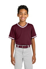 Sport-Tek ®  Youth Tough Mesh V-Neck Baseball Jersey YST221 - Sport-Tek YST221