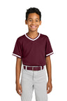 Sport-Tek YST221 Youth Tough Mesh V-Neck Baseball Jersey