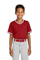 Sport-Tek ®  Youth Tough Mesh V-Neck Baseball Jersey YST221 - Sport-Tek YST221