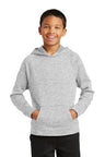 Sport-Tek ®  Youth PosiCharge ®  Electric Heather Fleece Hooded Pullover. YST225 - Sport-Tek YST225