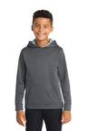 Sport-Tek ®  Youth Sport-Wick ®  CamoHex Fleece Colorblock Hooded Pullover.  YST239 - Sport-Tek YST239