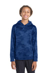 Sport-Tek ®  Youth Sport-Wick ®  CamoHex Fleece Hooded Pullover.  YST240 - Sport-Tek YST240