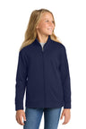 Sport-Tek ®  Youth Sport-Wick ®  Fleece Full-Zip Jacket.  YST241 - Sport-Tek YST241
