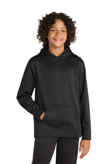 Sport-Tek ®  Youth Sport-Wick ®  Fleece Hooded Pullover. YST244 - Sport-Tek YST244