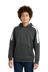 Sport-Tek YST255 Youth Sport-Wick Fleece United Pullover Hoodie