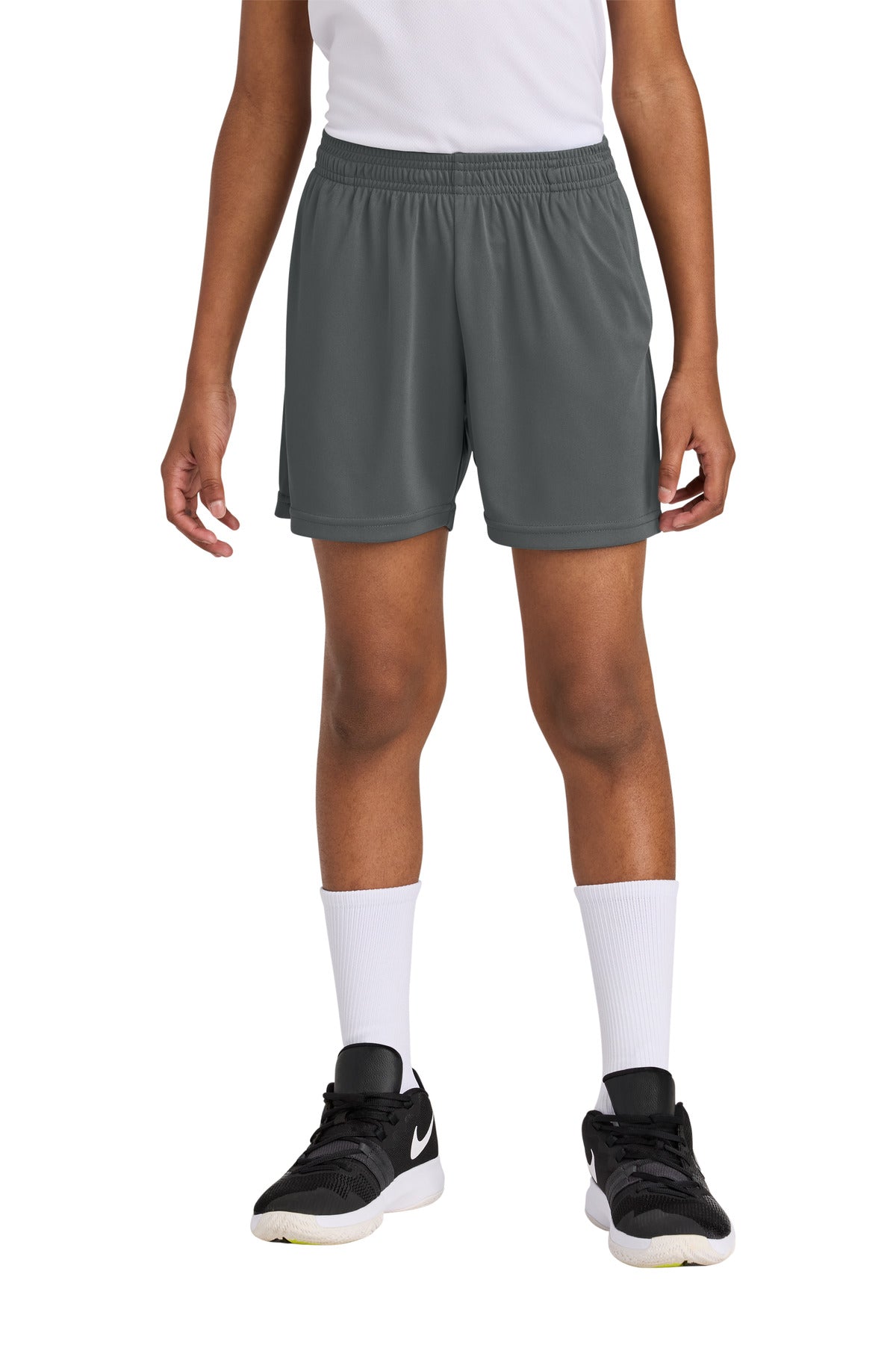 Sport-Tek ®  Youth PosiCharge ®  Competitor ™  5' Pocketed Short YST349P - Sport-Tek YST349P
