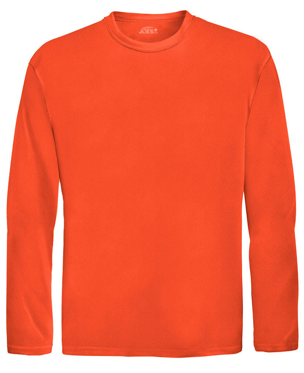 Joe's USA Youth Athletic All Sport Training Long Sleeve T-Shirts