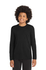 Sport-Tek ®  Youth Long Sleeve PosiCharge ®  Competitor™ Tee. YST350LS - Sport-Tek YST350LS