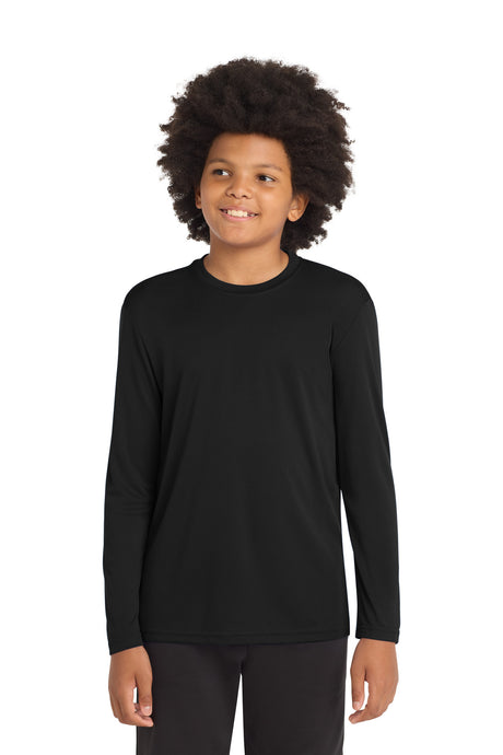 Sport-Tek ®  Youth Long Sleeve PosiCharge ®  Competitor™ Tee. YST350LS - Sport-Tek YST350LS