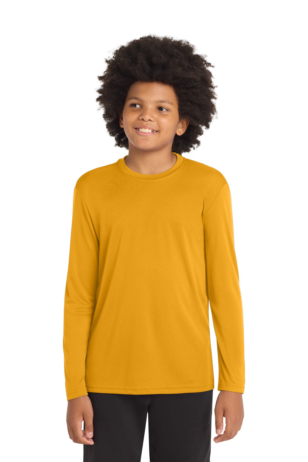 Sport-Tek ®  Youth Long Sleeve PosiCharge ®  Competitor™ Tee. YST350LS - Sport-Tek YST350LS