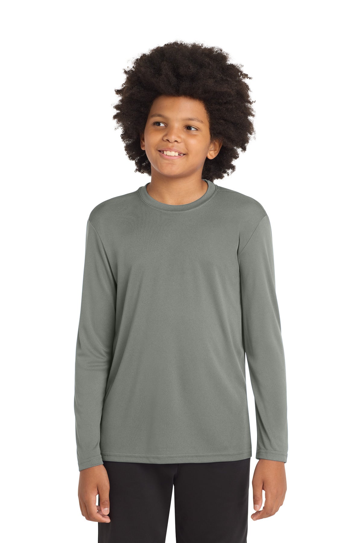 Sport-Tek ®  Youth Long Sleeve PosiCharge ®  Competitor™ Tee. YST350LS - Sport-Tek YST350LS