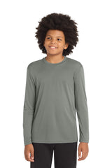 Sport-Tek ®  Youth Long Sleeve PosiCharge ®  Competitor™ Tee. YST350LS - Sport-Tek YST350LS
