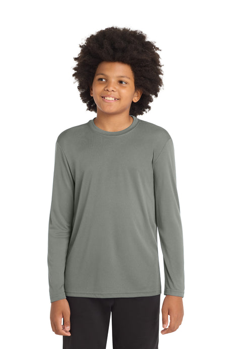 Sport-Tek ®  Youth Long Sleeve PosiCharge ®  Competitor™ Tee. YST350LS - Sport-Tek YST350LS
