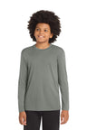 Sport-Tek ®  Youth Long Sleeve PosiCharge ®  Competitor™ Tee. YST350LS - Sport-Tek YST350LS