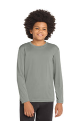 Sport-Tek ®  Youth Long Sleeve PosiCharge ®  Competitor™ Tee. YST350LS - Sport-Tek YST350LS