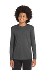 Sport-Tek ®  Youth Long Sleeve PosiCharge ®  Competitor™ Tee. YST350LS - Sport-Tek YST350LS